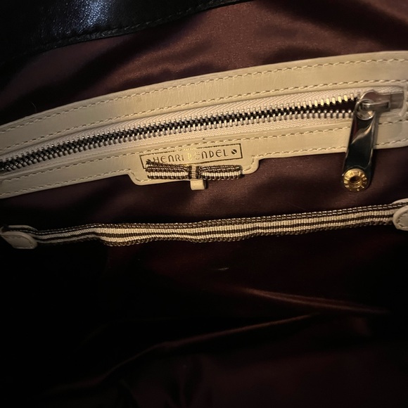 🆕 Henri Bendel No. 7 Quilt Zip Tote Black and Gray Houndstooth Shoulder Bag - Picture 12 of 13